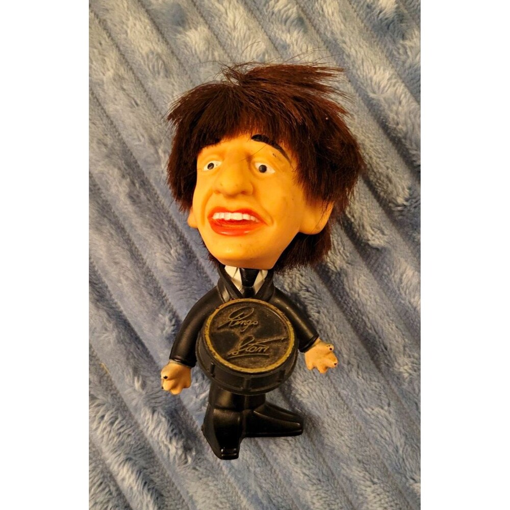 Vintage Remco Ringo Starr Figure With Drum
